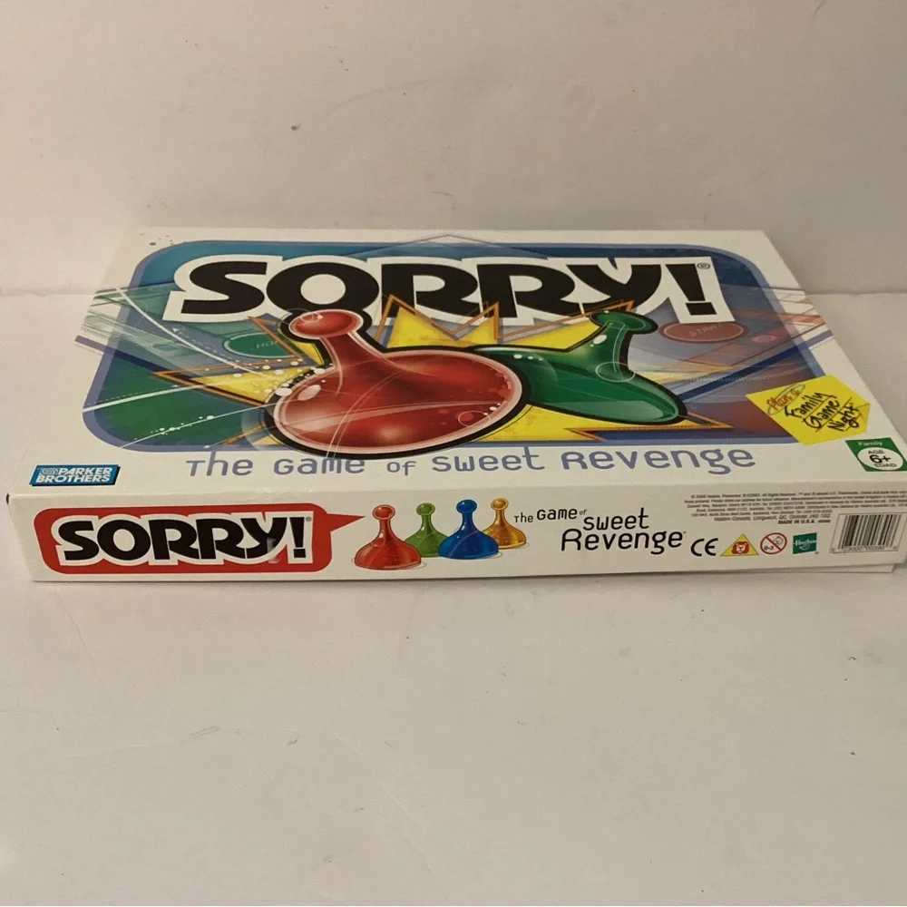 Hasbro Sorry! Disney Villains Edition  + Sorry Complete Black, Green, Red  So - Picture 3 of 4